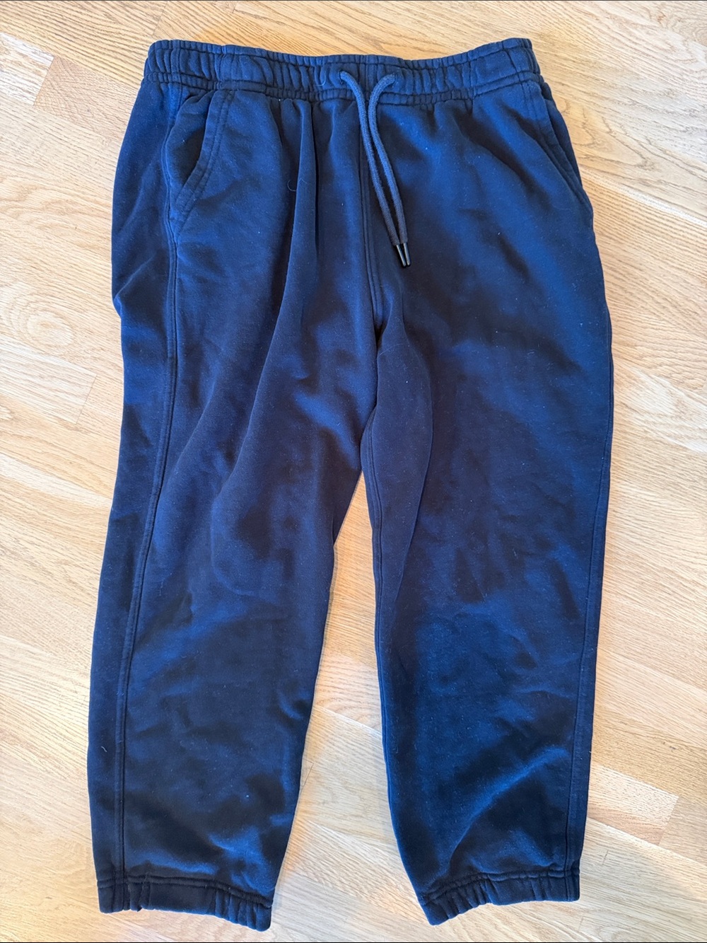 Abercrombie & Fitch Navy Blue Drawstring Joggers